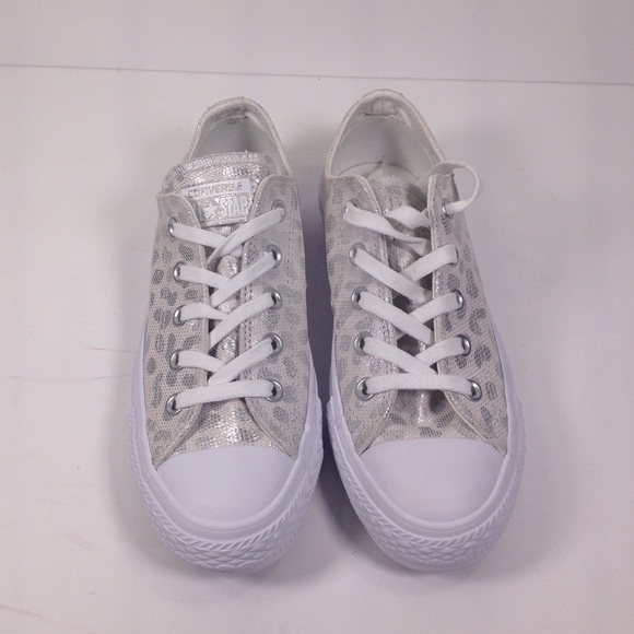 Converse INC CTAS Ox White/Silver/Wh Sneakers - Picture 2 of 9
